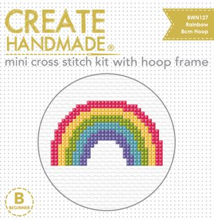 Rainbow Mini Cross Stitch Kit